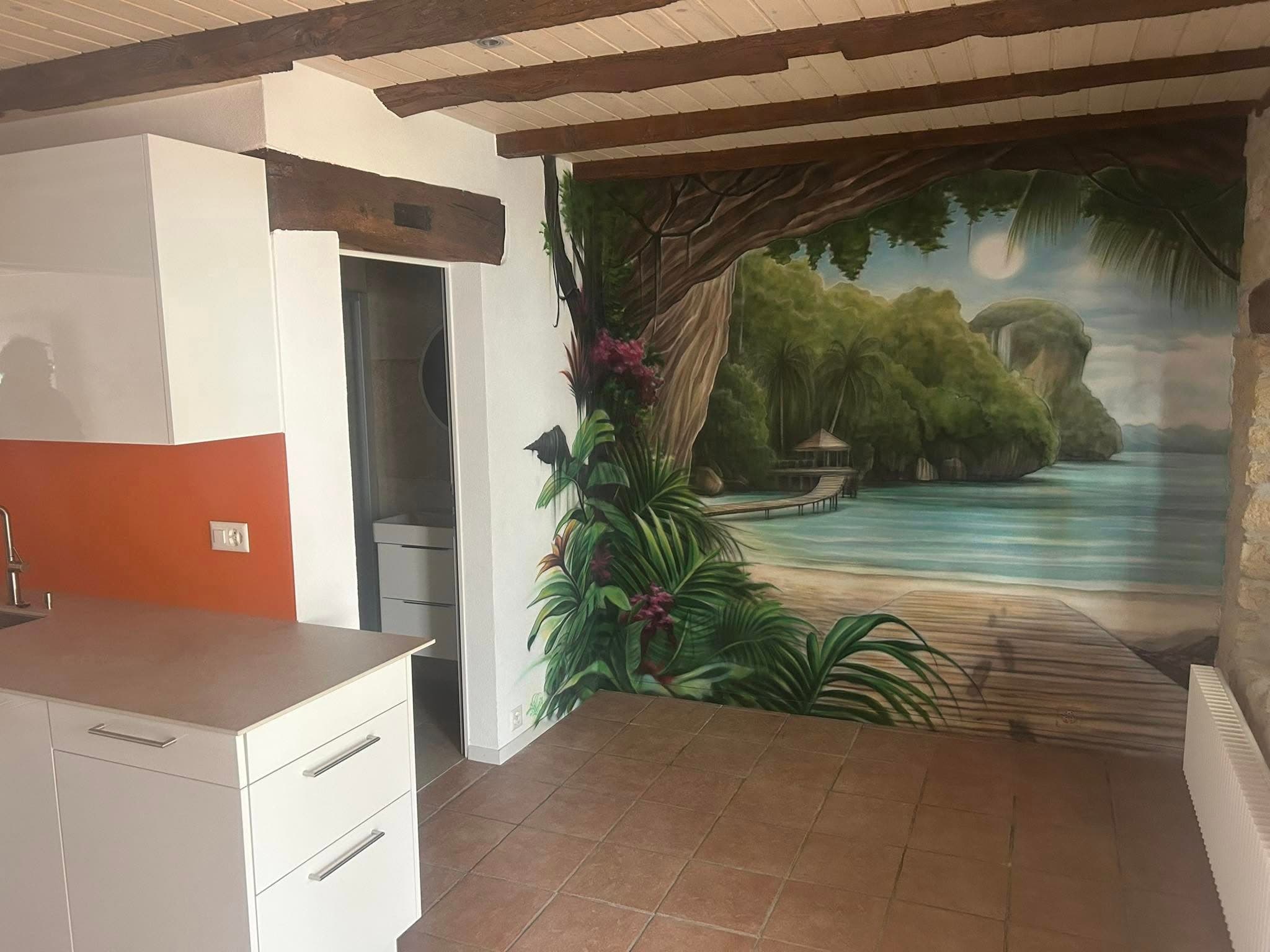 Détail de la façade